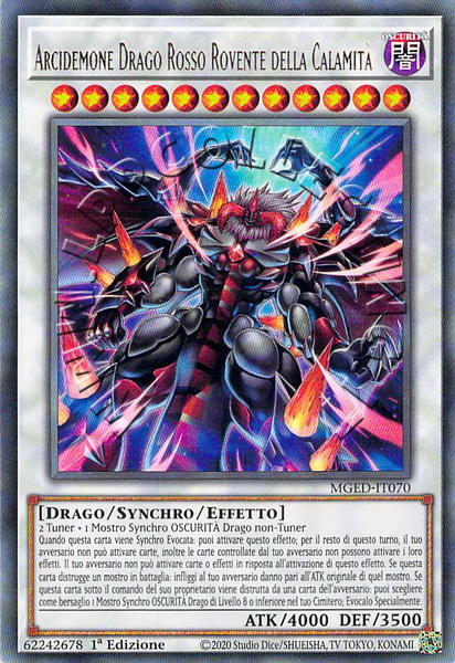 Arcidemone Drago Rosso Rovente della Calamità