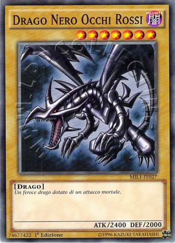 Drago Nero Occhi Rossi