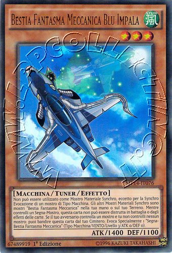 Bestia Fantasma Meccanica Blu Impala