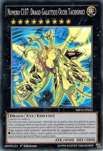 Numero C107: Neo Drago Tachionico Occhi Galattici