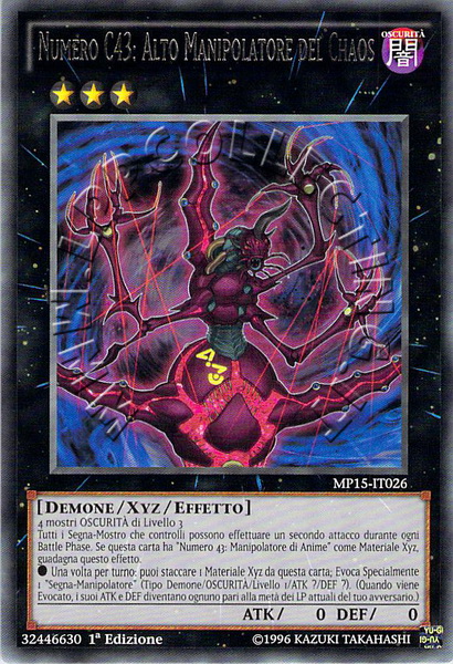Numero C43: Alto Manipolatore del Chaos