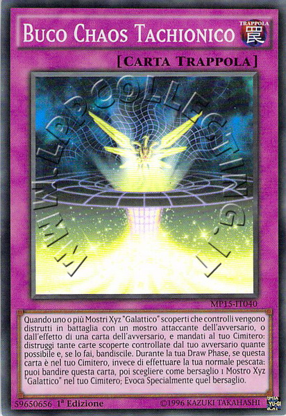Buco Chaos Tachionico