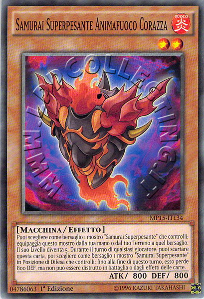 Samurai Superpesante Animafuoco Corazza