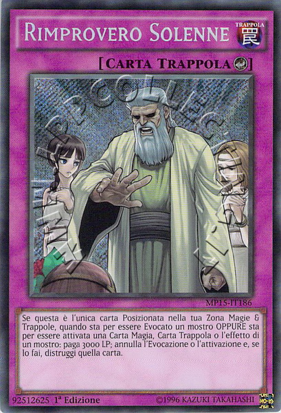 Rimprovero Solenne