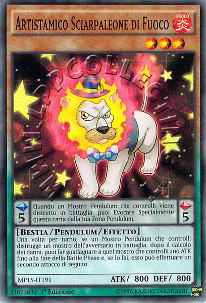 Artistamico Sciarpaleone di Fuoco