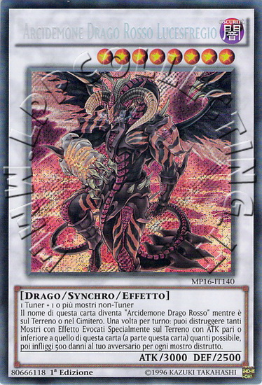 Arcidemone Drago Rosso Lucesfregio