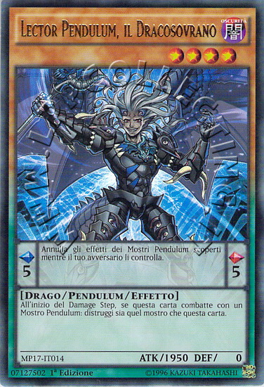 Lector Pendulum, il Dracosovrano