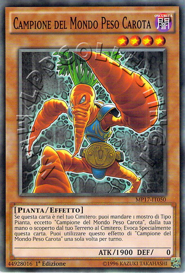 Campione del Mondo Peso Carota
