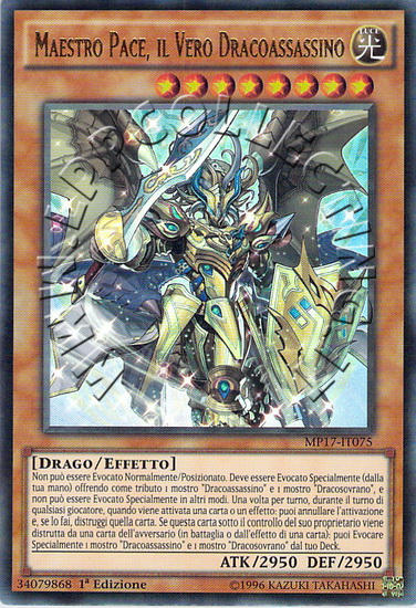 Maestro Pace, il Vero Dracoassassino