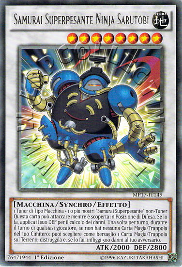 Samurai Superpesante Ninja Sarutobi