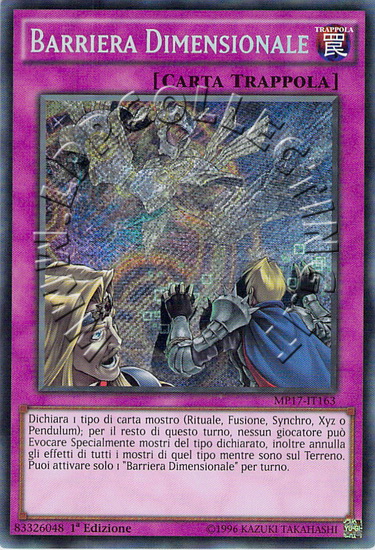 Barriera Dimensionale