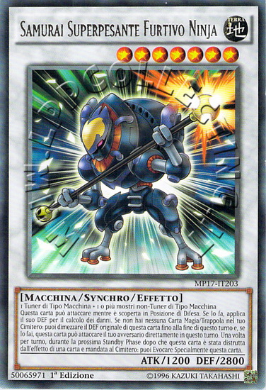 Samurai Superpesante Furtivo Ninja
