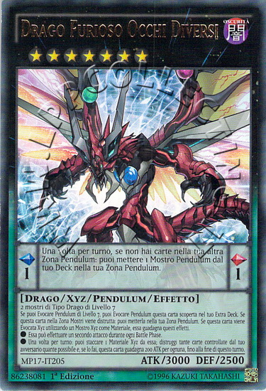 Drago Furioso Occhi Diversi