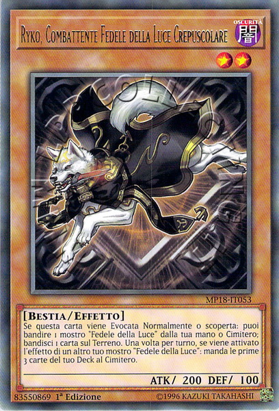 Ryko, Combattente Fedele della Luce Crepuscolare