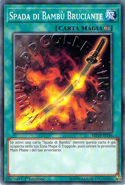 Spada di Bambù Bruciante