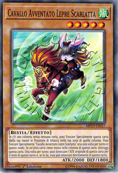 Cavallo Avventato Lepre Scarlatta