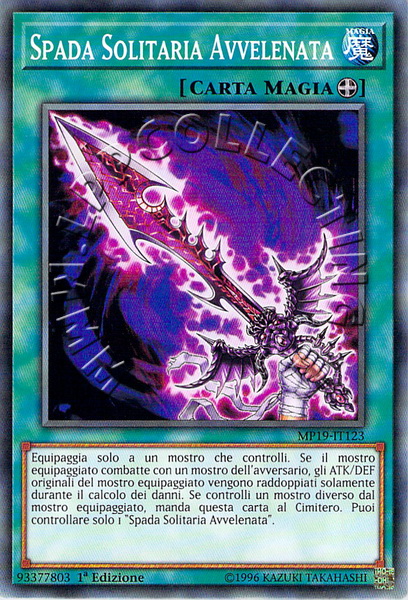 Spada Solitaria Avvelenata