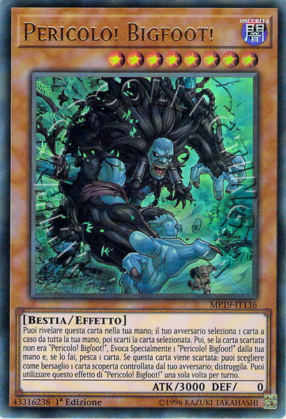 Pericolo! Bigfoot!