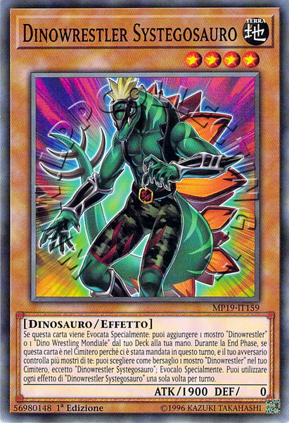 Dinowrestler Systegosauro