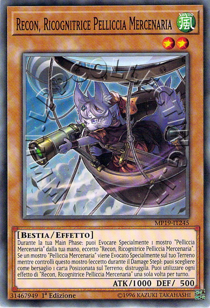 Recon, Ricognitore Pelliccia Mercenaria
