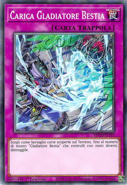 Carica Gladiatore Bestia 