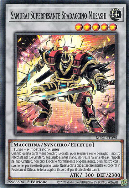 Samurai Superpesante Spadaccino Musashi