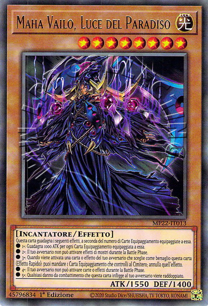 Maha Vailo, Luce del Paradiso 