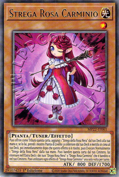 Strega Rosa Carminio 