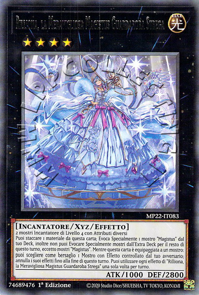 Rilliona, la Meravigliosa Magistus Guardaroba Strega 