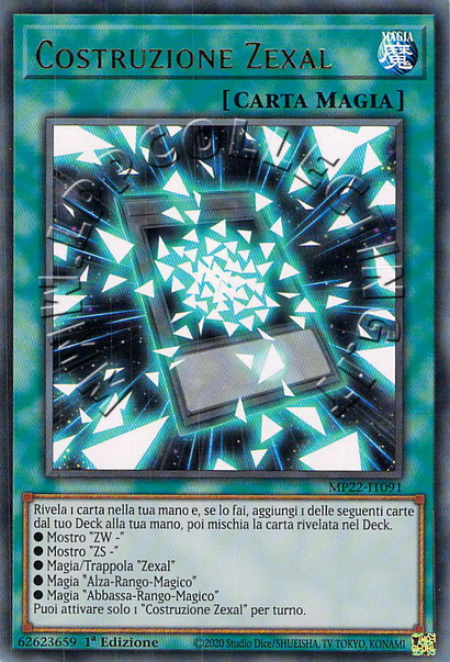 Costruzione Zexal 