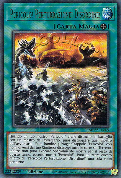 Pericolo! Perturbazione! Disordine! 