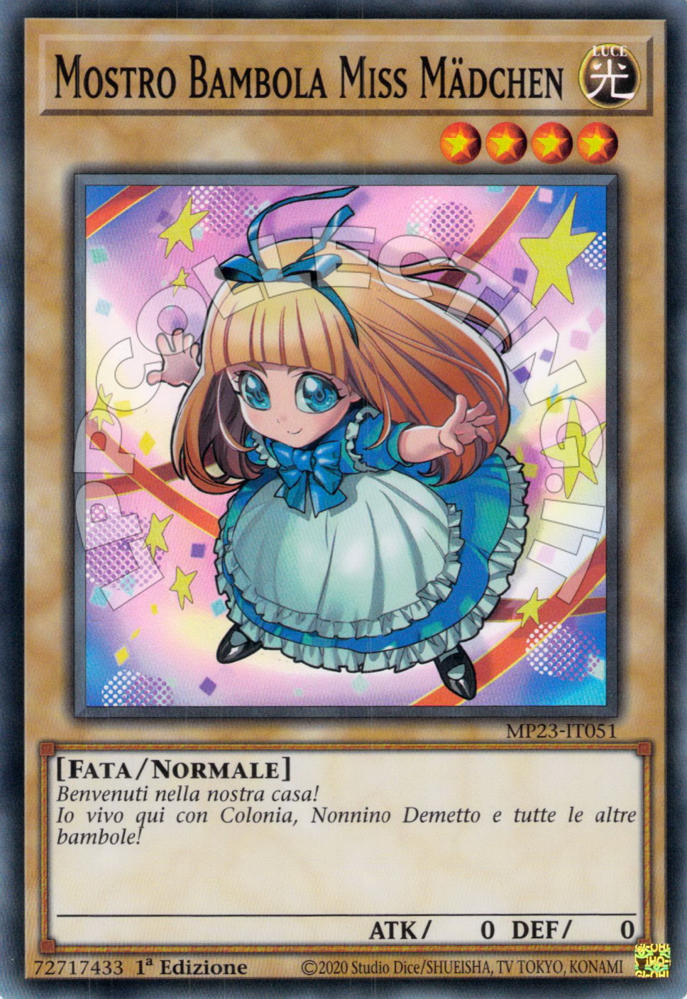 Mostro Bambola Miss Mädchen 