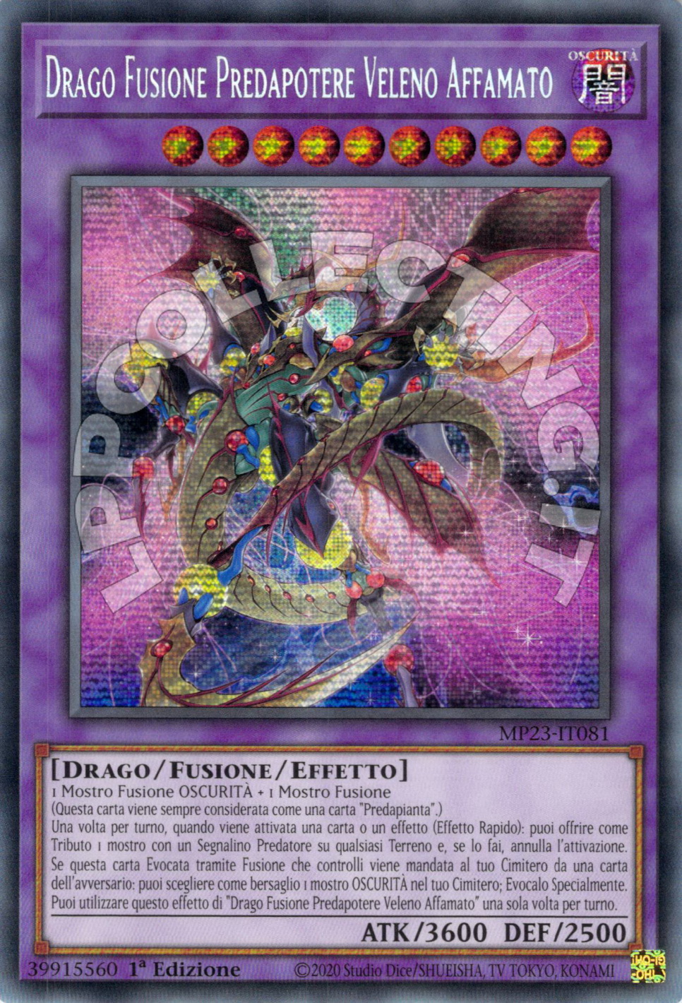 Drago Fusione Predapotere Veleno Affamato