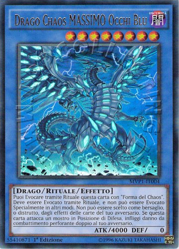 Drago Chaos MASSIMO Occhi Blu