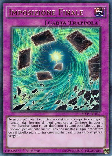 Imposizione Finale