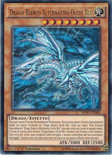 Drago Bianco Alternativo Occhi Blu