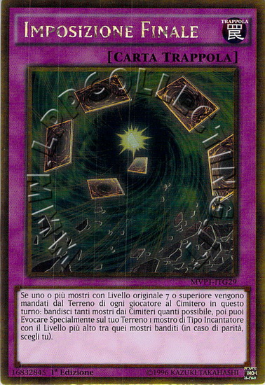 Imposizione Finale