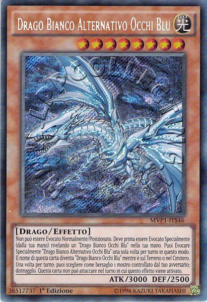 Drago Bianco Alternativo Occhi Blu