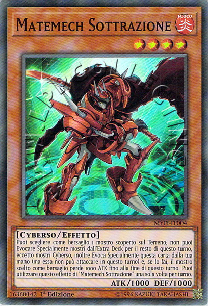 Matemech Sottrazione