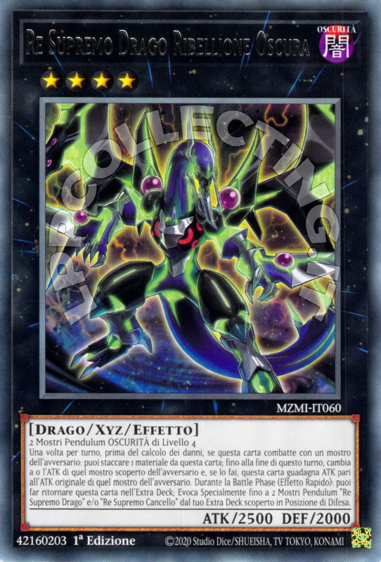 Re Supremo Drago Ribellione Oscura