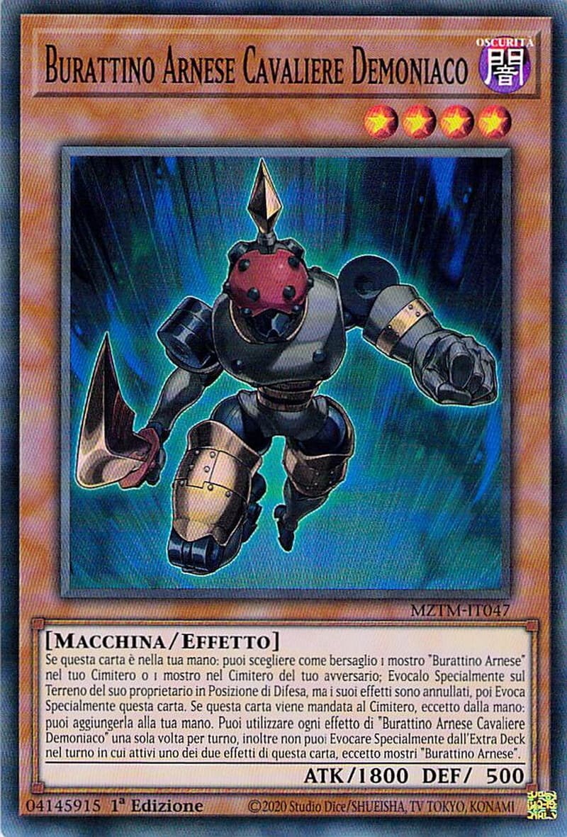 Burattino Arnese Cavaliere Demoniaco