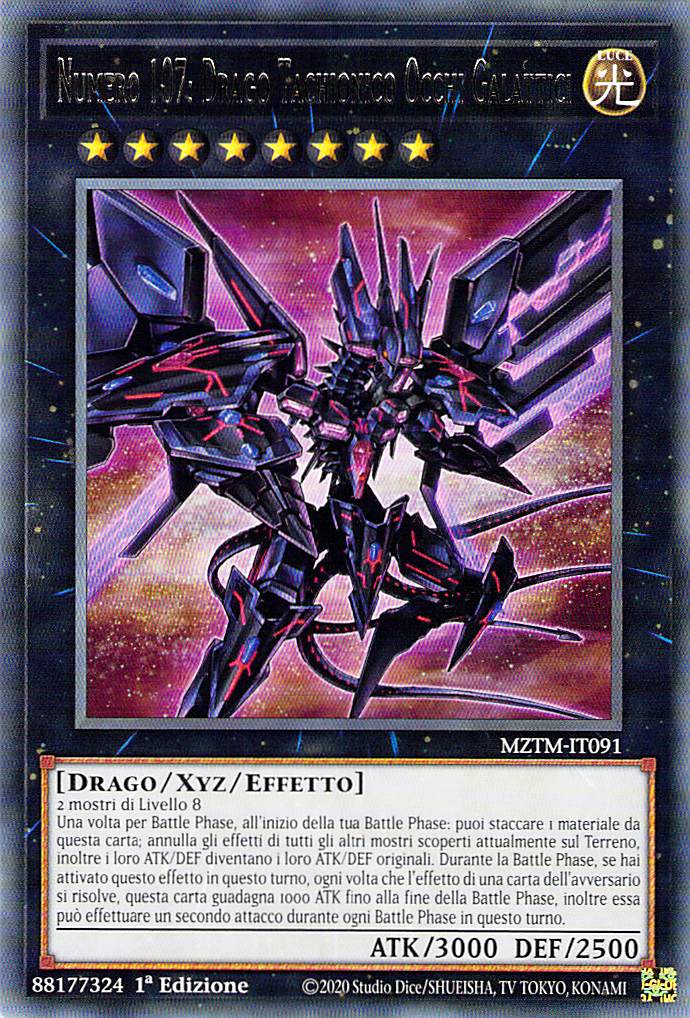 Numero 107: Drago Tachionico Occhi Galattici