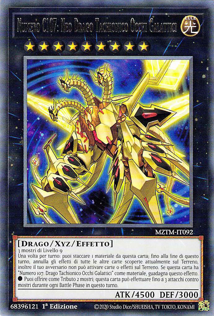 Numero C107: Neo Drago Tachionico Occhi Galattici