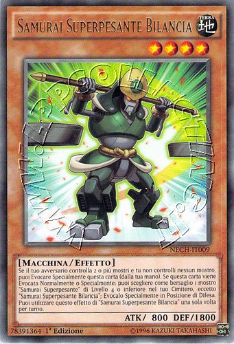 Samurai Superpesante Bilancia