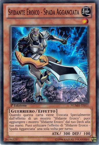 Sfidante Eroico - Spada Agganciata