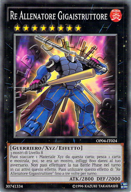 Re Allenatore Gigaistruttore
