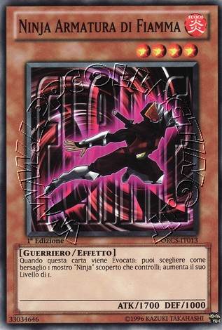 Ninja Armatura di Fiamma