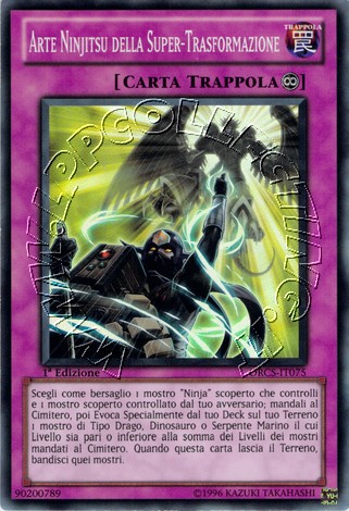 Arte Ninjitsu della Super-Trasformazione