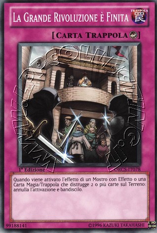 La Grande Rivoluzione è Finita