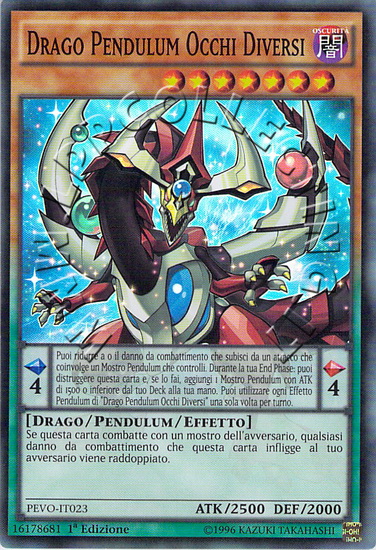 Drago Pendulum Occhi Diversi